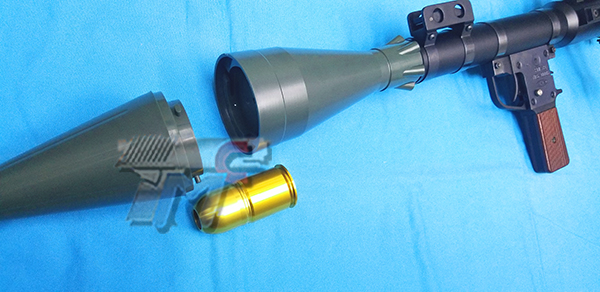 Full Metal RPG Grenade Launcher (Wood) - Click Image to Close